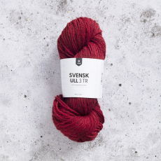 Svensk Ull 3 tr 100g Falu Red