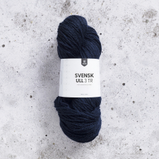 Svensk Ull 3 tr 100g Bergslagen Dark Blue