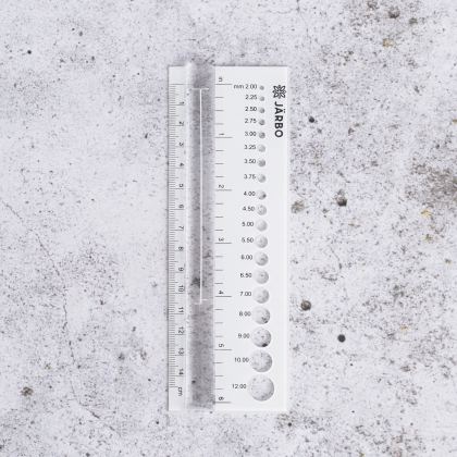 Nadelmaß mit Lineal von Järbo