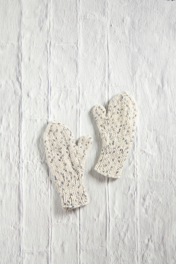 Sigrid - Kinderfäustlinge im Rippenmuster