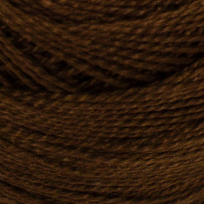 DMC Pearl Cotton art. 116/8, 898 very dark coffee brown