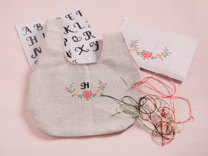 Cikoria Projektbeutel - Stick-Set