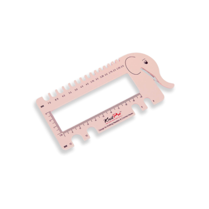 Nadelmaß mit Garnschneider - rosa