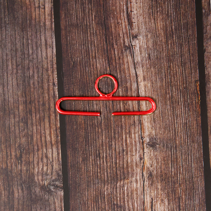 Beschlag - Rot 10 cm