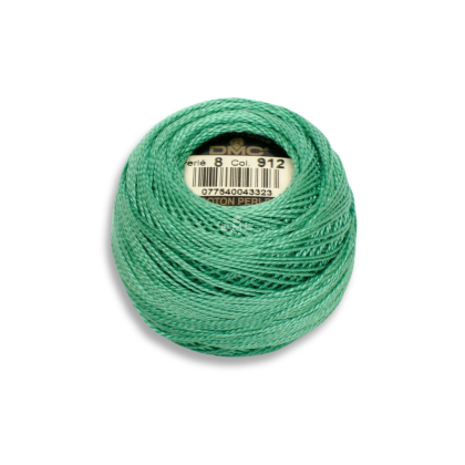 DMC Pearl Cotton art. 116/8, 912 light emerald green