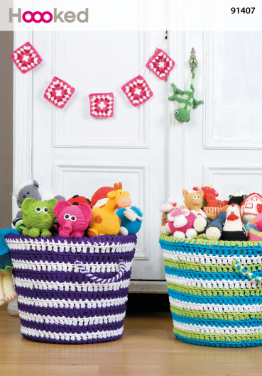 Gehäkelter Aufbewahrungskorb