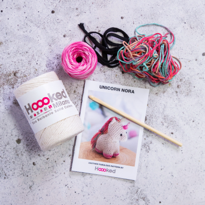 DIY Crochet Kit Unicorn Nora Eco Barbante