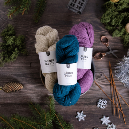 Julvanten 2024 – Farbkombination Snöflinga