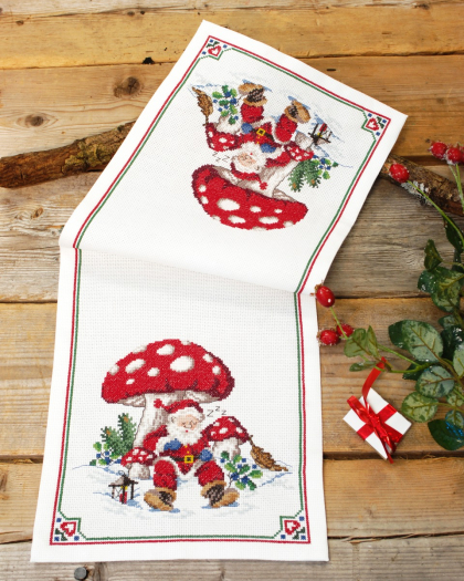 Schlafender Weihnachtsmann - Tischläufer