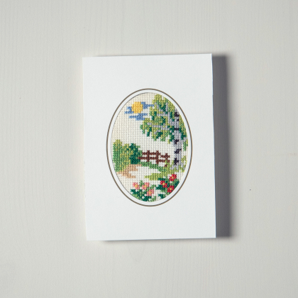 Sommeraugenblicke - 3er Set Karten zum Sticken