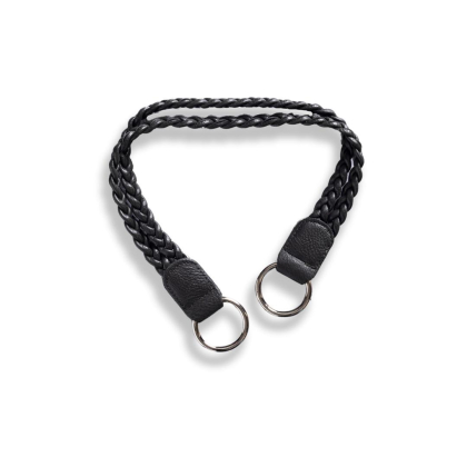 Taschengriff doppelt geflochten - Grau