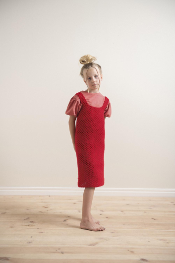 Åhus - Gehäkeltes Kinderkleid