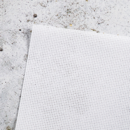 Stickstoff 14ct Aida 5,4 Stiche/cm - 150 x 100 cm Weiß