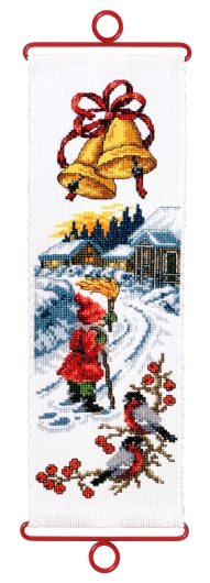 Wichtel zur Weihnachtszeit - kleine Wanddekoration