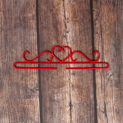 Beschlag - Rot 25 cm