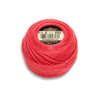 DMC Pearl Cotton art. 116/8, 892 medium carnation