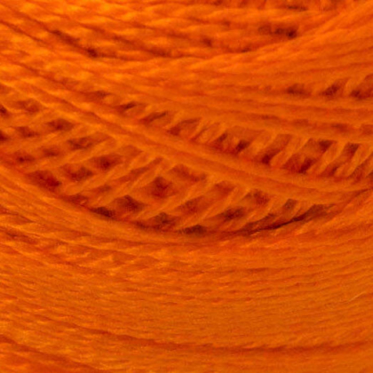 DMC Pearl Cotton art. 116/8, 740 tangerine