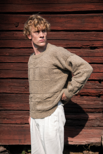 Loge - Pullover mit Strukturmuster