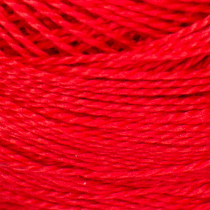 DMC Pearl Cotton art. 116/8, 666 bright red