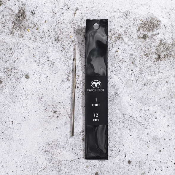 Svarta Fåret Häkelnadel Edelstahl