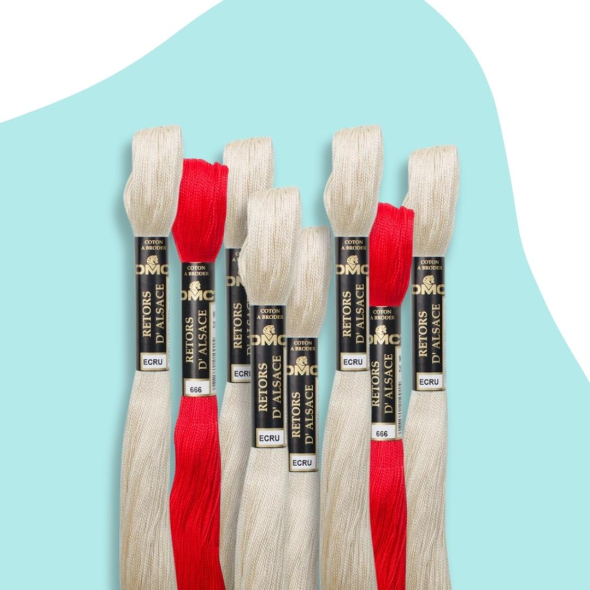 DMC Coton à Broder Retors D'Alsace - Spezialstickgarn