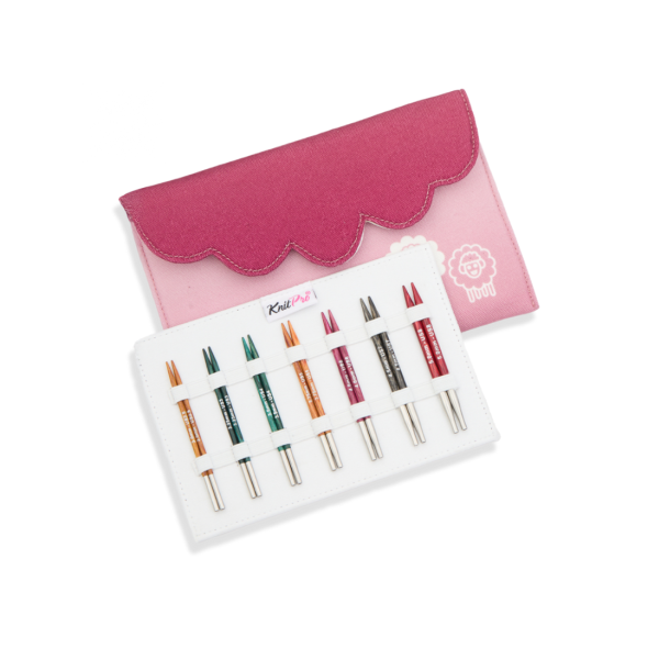 KnitPro Dreamz Midi - Set mit Nadelspitzen (7 Paar, 10 cm)
