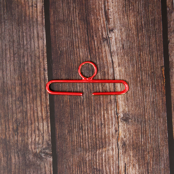 Beschlag - Rot 10 cm