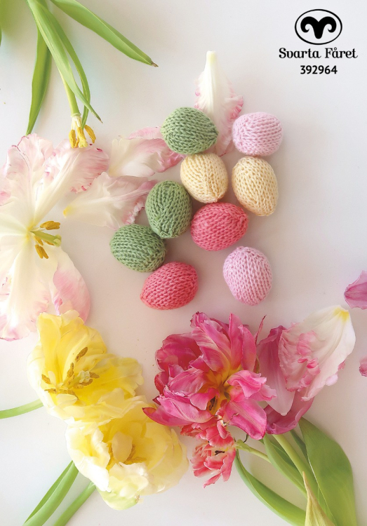 Gestrickte Mini-Ostereier