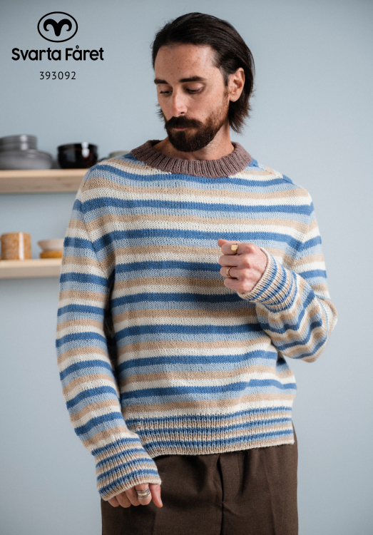Aarhus - Pullover mit schmalen Streifen
