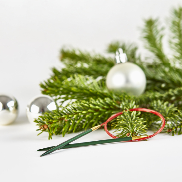 addiChristmas Lace Rundstricknadeln