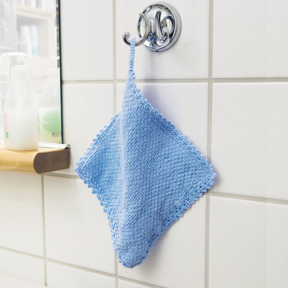 Gestrickter Waschlappen/Geschirrtuch