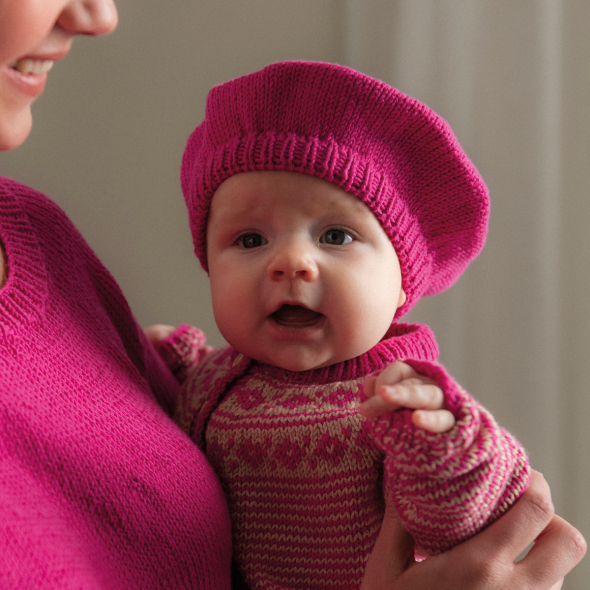 Tjärblomster – Baskenmütze für die Kleinsten