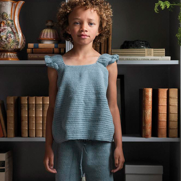 Skanör - gehäkeltes Top für Kinder
