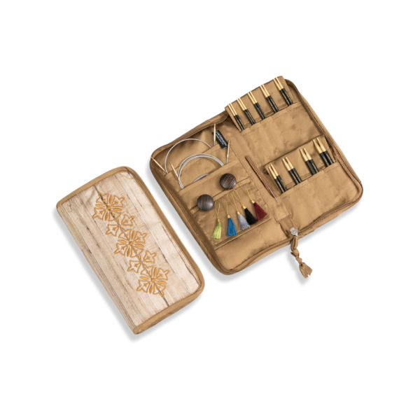 Ebony Ancestry - Set mit kurzen Nadelspitzen (9 Paar, 10 cm) und Zubehör