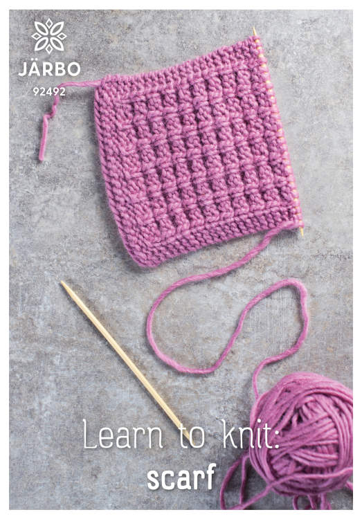 Stricken lernen - einen Schal