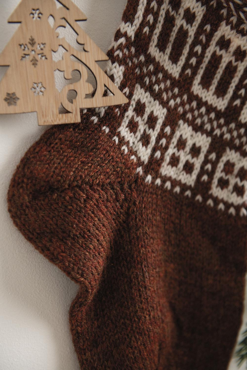 Rågsved - Gemusterte Weihnachtssocke