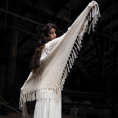 Klenod - gehäkeltes Tuch