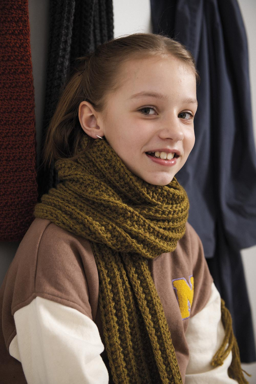 London - Schal im Strukturmuster