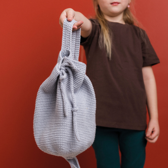 Riku - gehäkelte Sporttasche