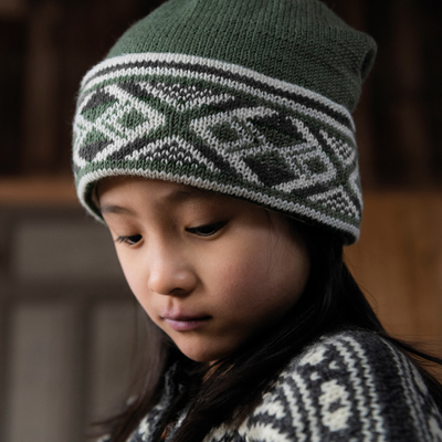 Skrå - Kindermütze mit Binge-Muster