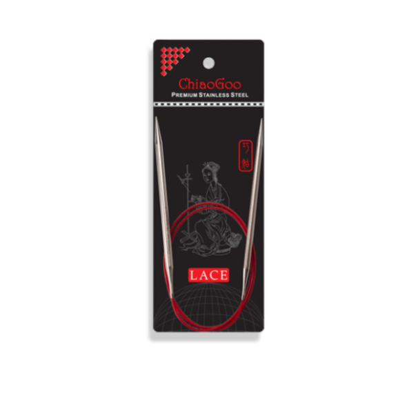 ChiaoGoo SS RED Lace Rundstricknadeln