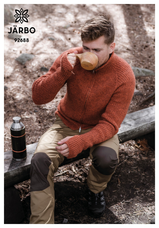 Gryten – Herrenstrickjacke mit Reißverschluss