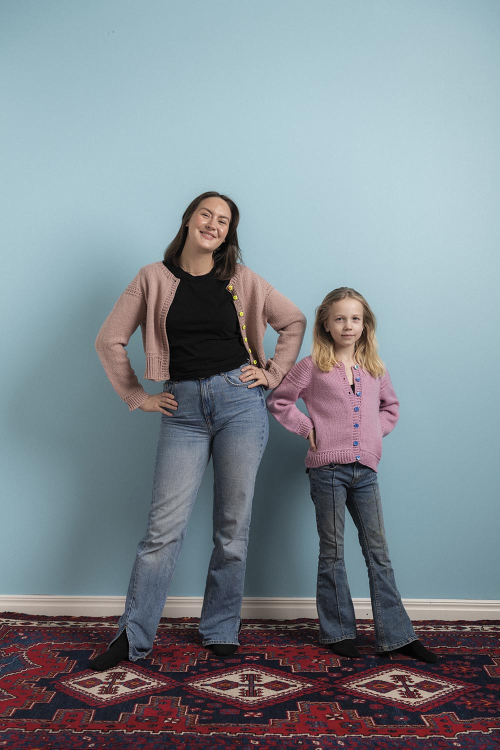 Casablanca - Cardigan mit estnischem Zopfmuster