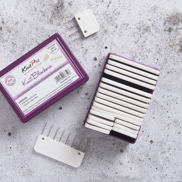 Spannkämme breit lila (20 St.)