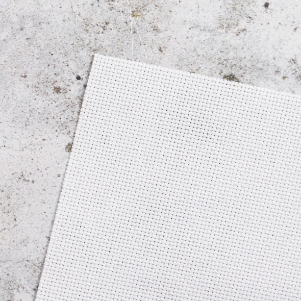 Stickstoff 11ct Aida 4,4 Stiche/cm - 150 x 100 cm Weiß