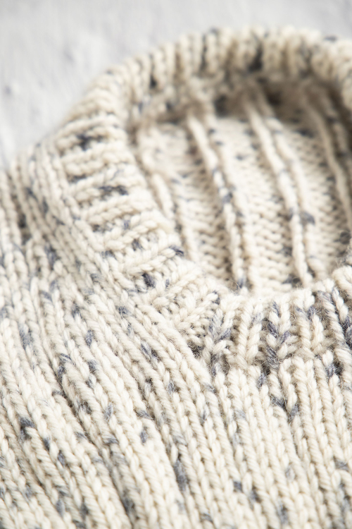 Sigrid - Kinderpullover im Rippenmuster