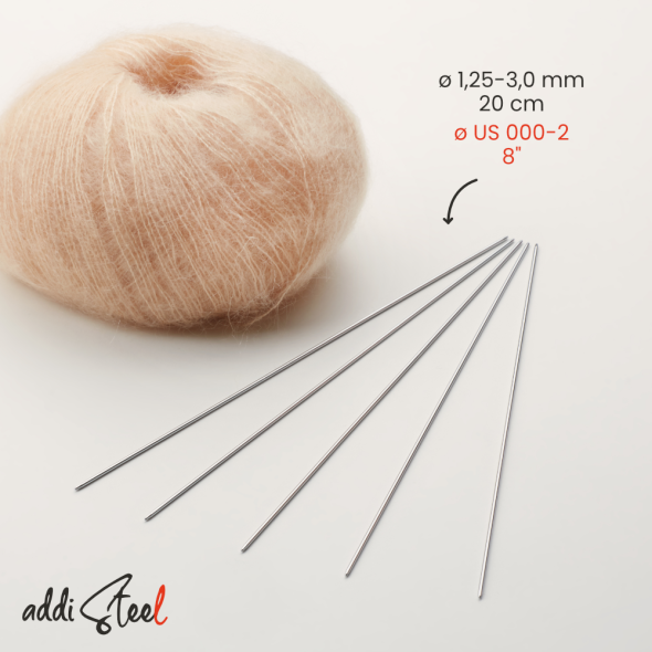 addiSteel Strumpfstricknadeln (150-7)