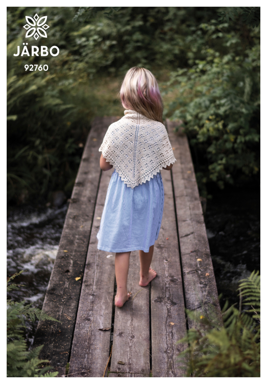 Sommarmoln - gestricktes Tuch