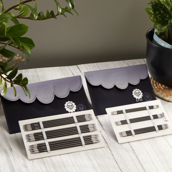 KnitPro Karbonz Sockenstricknadelset 15cm