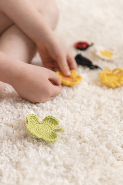 Putte - gehäkelte Aufnäher